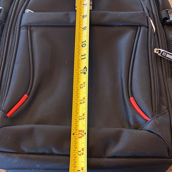 Black and Red‎ Multi-Compartment Backpack - Picture 8 of 9